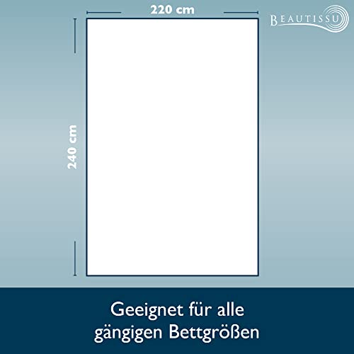 Beautissu Tagesdecke in Steppoptik Olivia