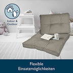 Beautissu Lounge Kissen Outdoor