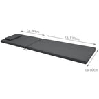 Beautissu Gartenliege Auflage Sonnenliege 200x60x5 cm Loft RL