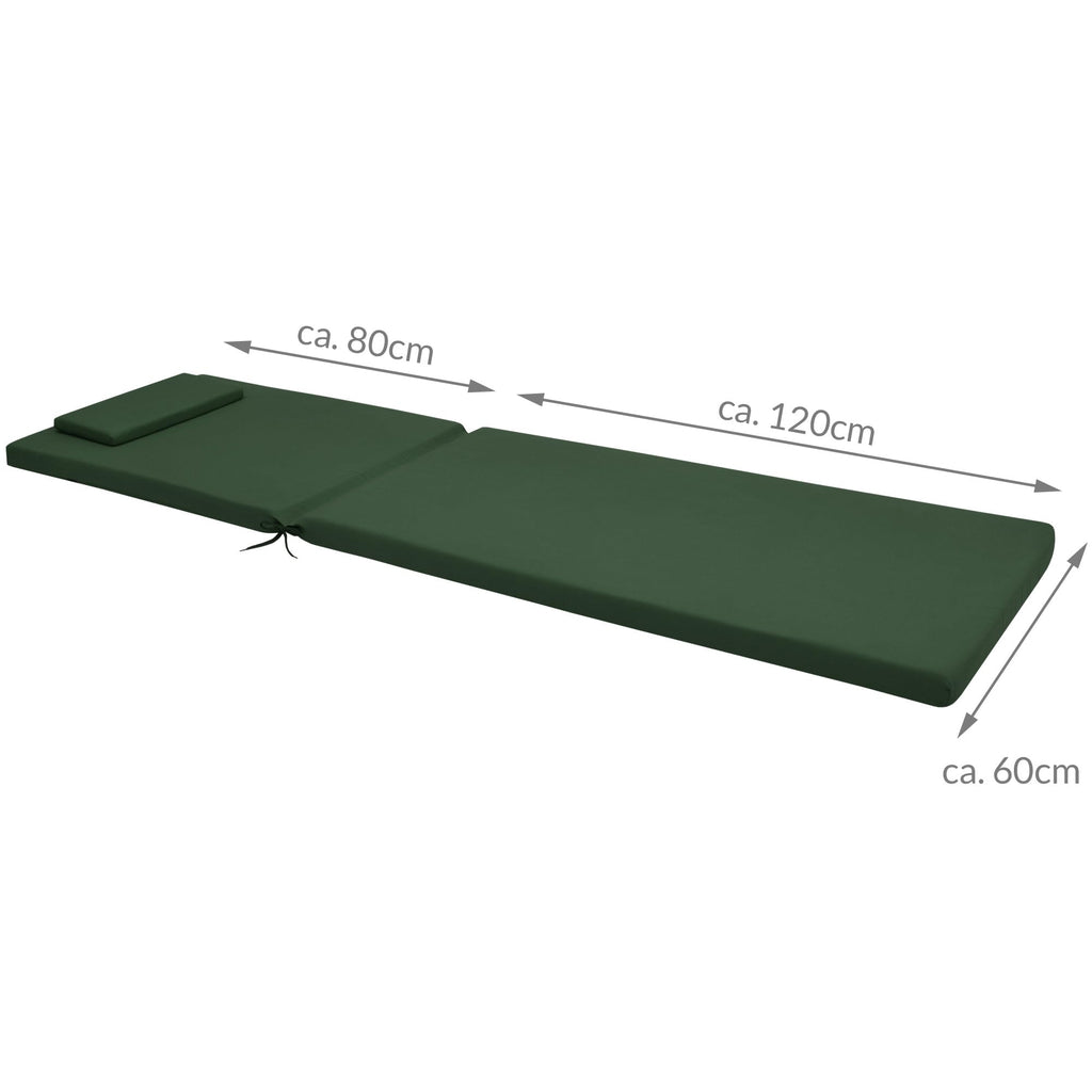 Beautissu Gartenliege Auflage Sonnenliege 200x60x5 cm Loft RL