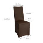 Beautissu Bankett Stuhlhussen 4er Set Leona