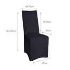 Beautissu Bankett Stuhlhussen 4er Set Leona
