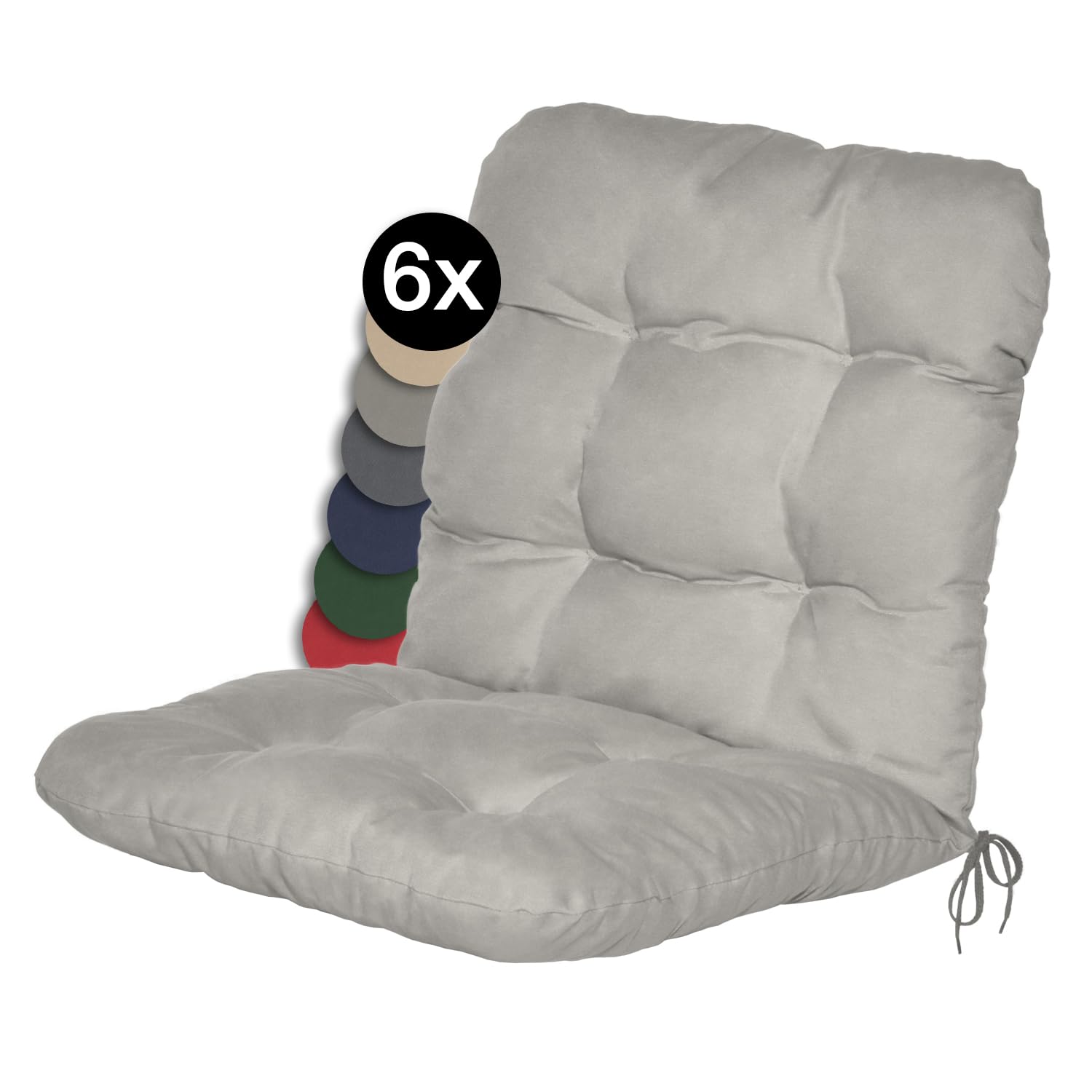 Beautissu Niedriglehner Auflagen Set Flair NL 100x50x8cm
