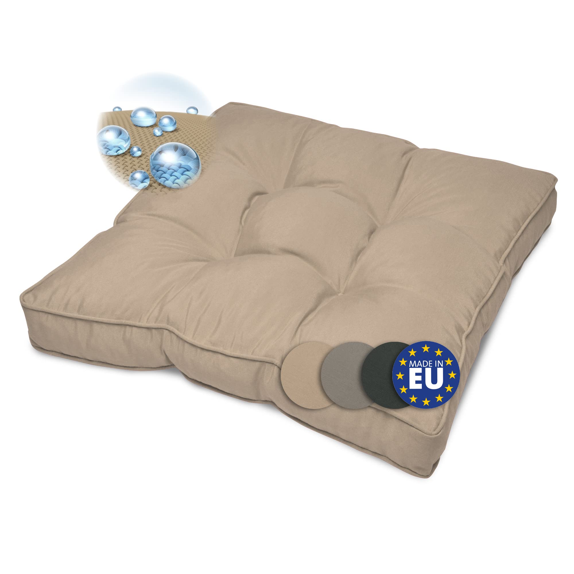 Beautissu Lounge Kissen Outdoor