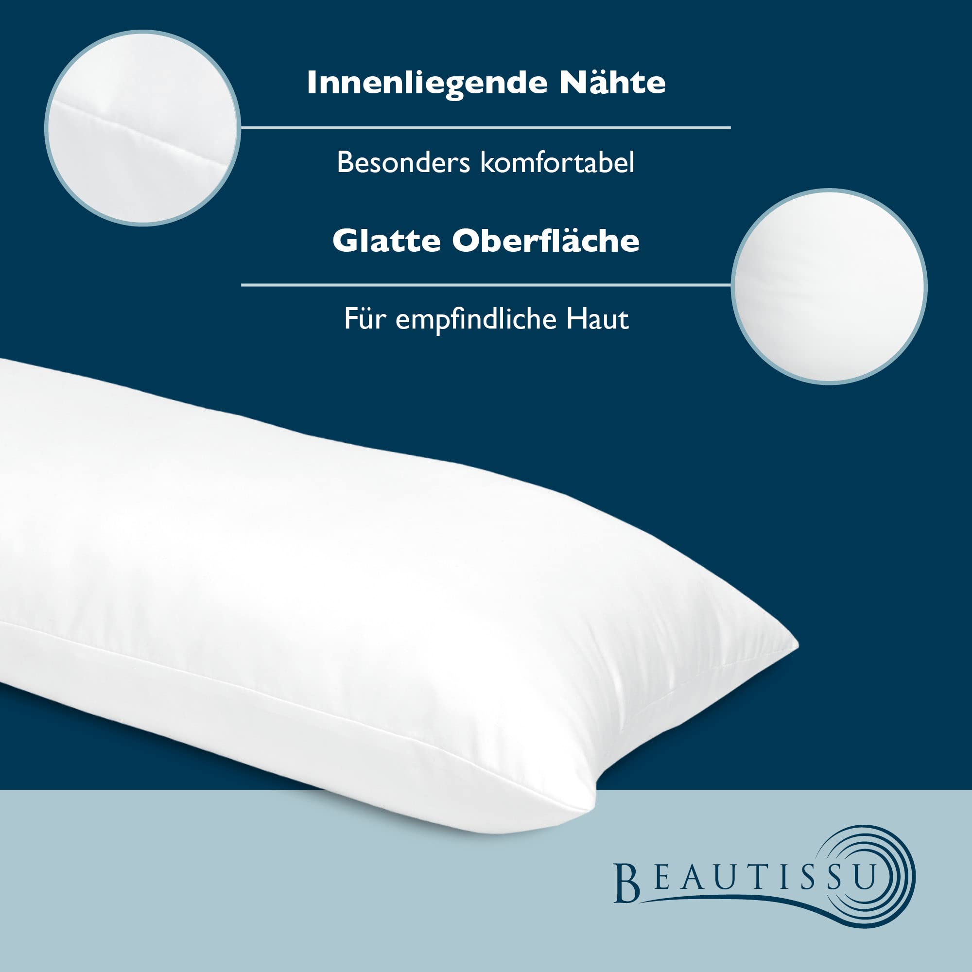 Beautissu 2er Kopfkissen Set BeautNuit UK