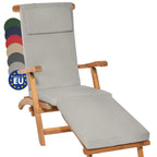 Beautissu Luxus Deckchair Auflage Sonnenliege 175x45x5cm LoftLux DC
