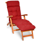 Beautissu Bequeme Liegenauflage Deckchair & Sonnenliegen 200x50cm Flair DC