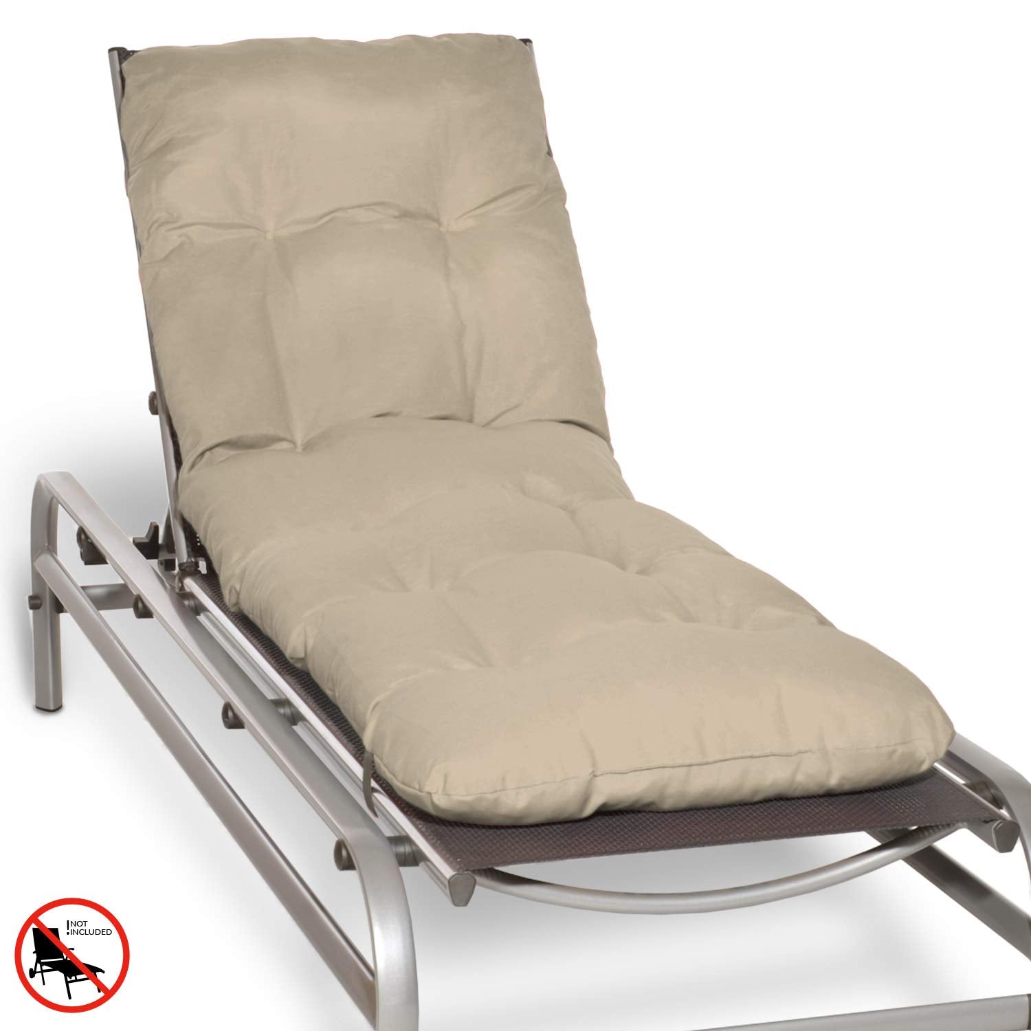 Beautissu Auflage Sonnenliege Deckchair Liegenauflage 190x60 cm Flair RL