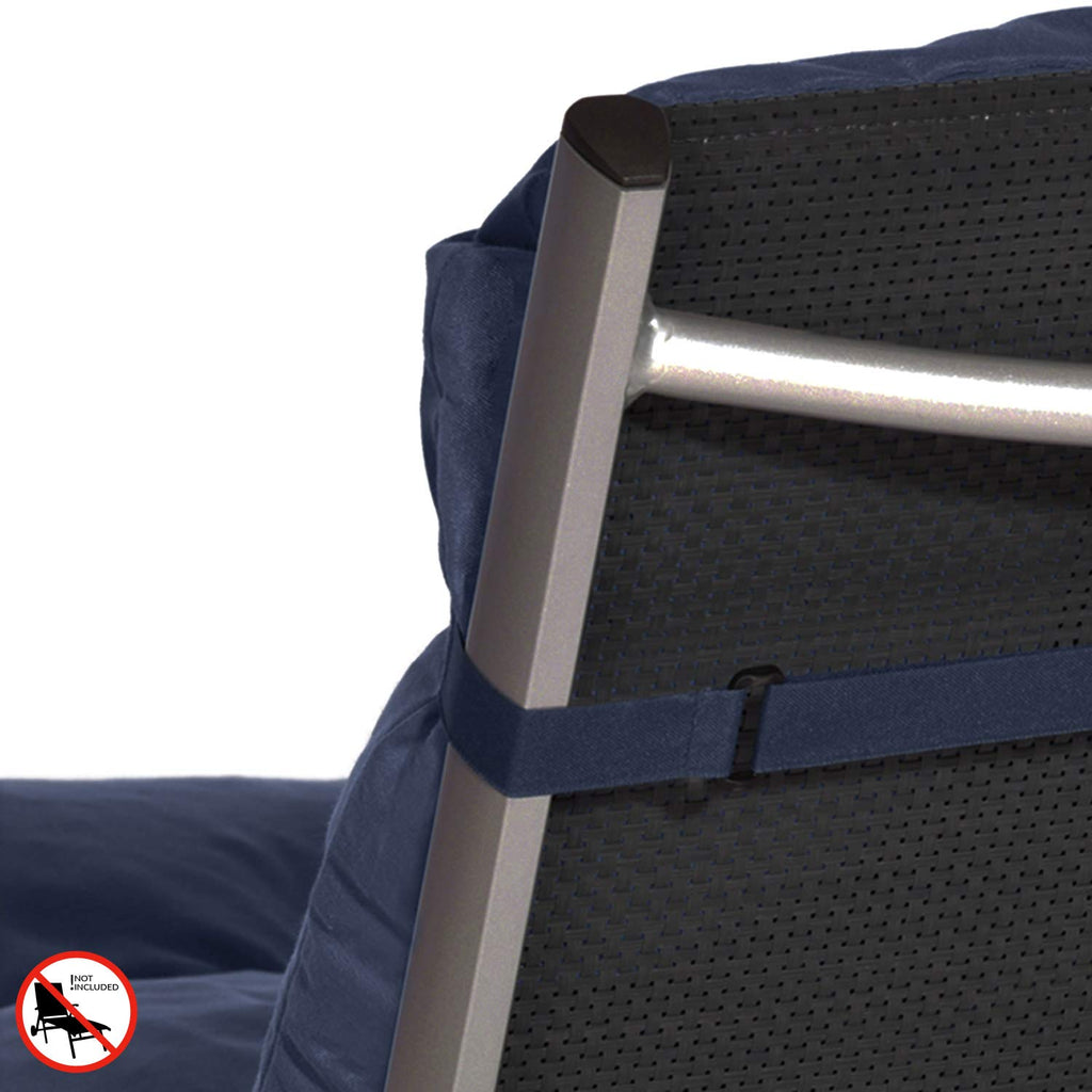 Beautissu Auflage Sonnenliege Deckchair Liegenauflage 190x60 cm Flair RL