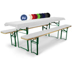 Set mit drei Bezügen für Tisch und Bänke