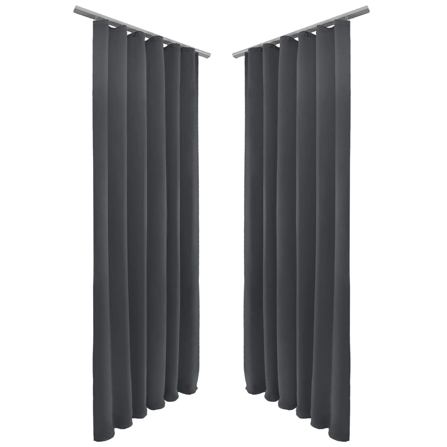 Beautissu 2er Set Blackout Vorhang Amelie BK