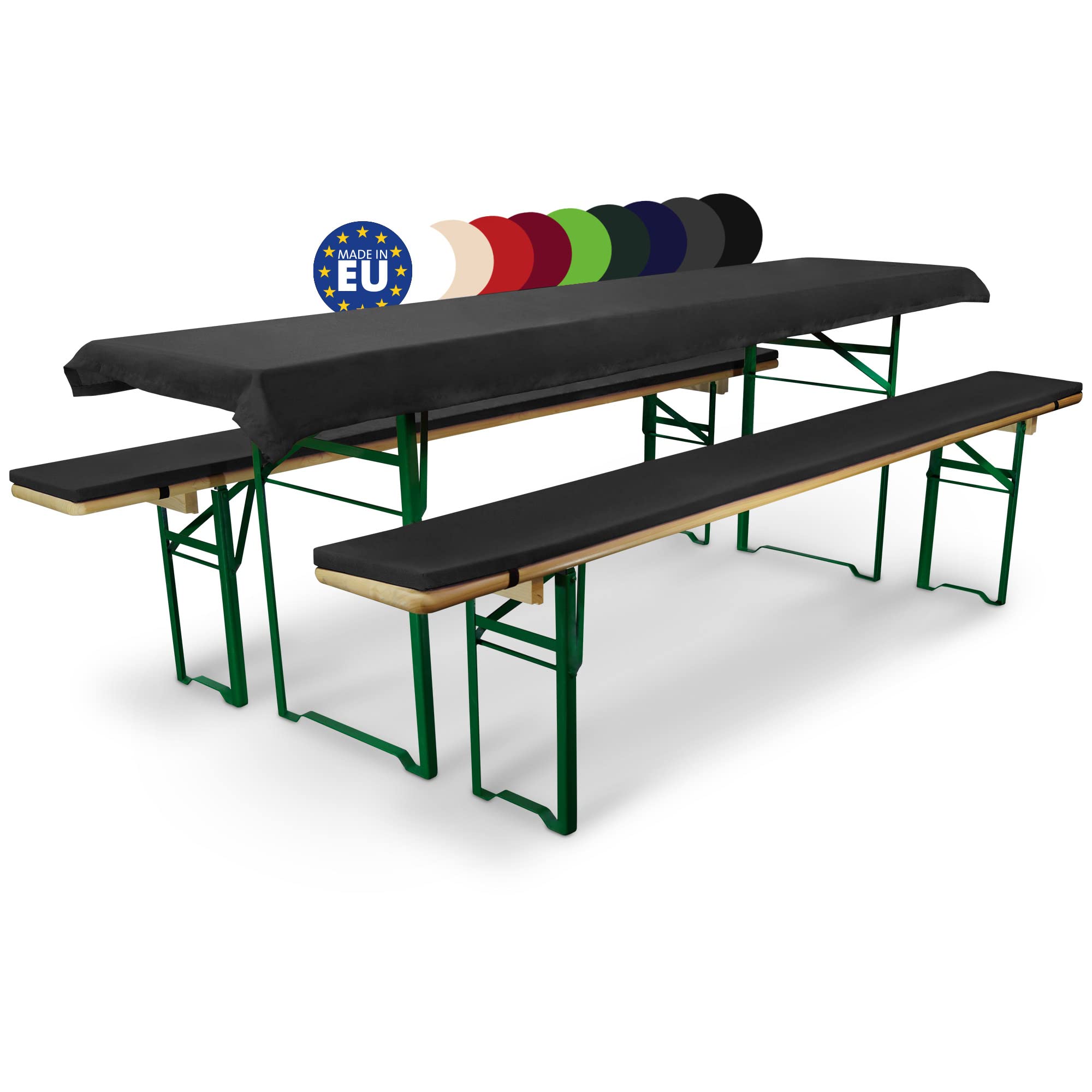 Set mit drei Bezügen für Tisch und Bänke