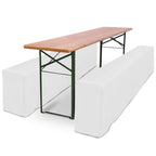 Beautissu 3tlg Hussen Bierzeltgarnitur Set Basic L