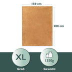 Beautissu Sherpa Decke Alina