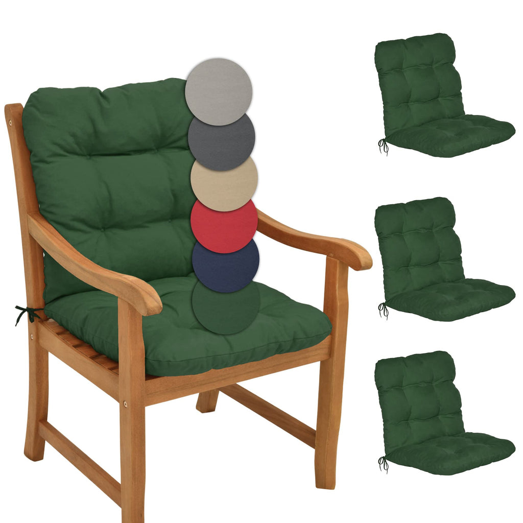 Beautissu Niedriglehner Auflagen Set Flair NL 100x50x8cm