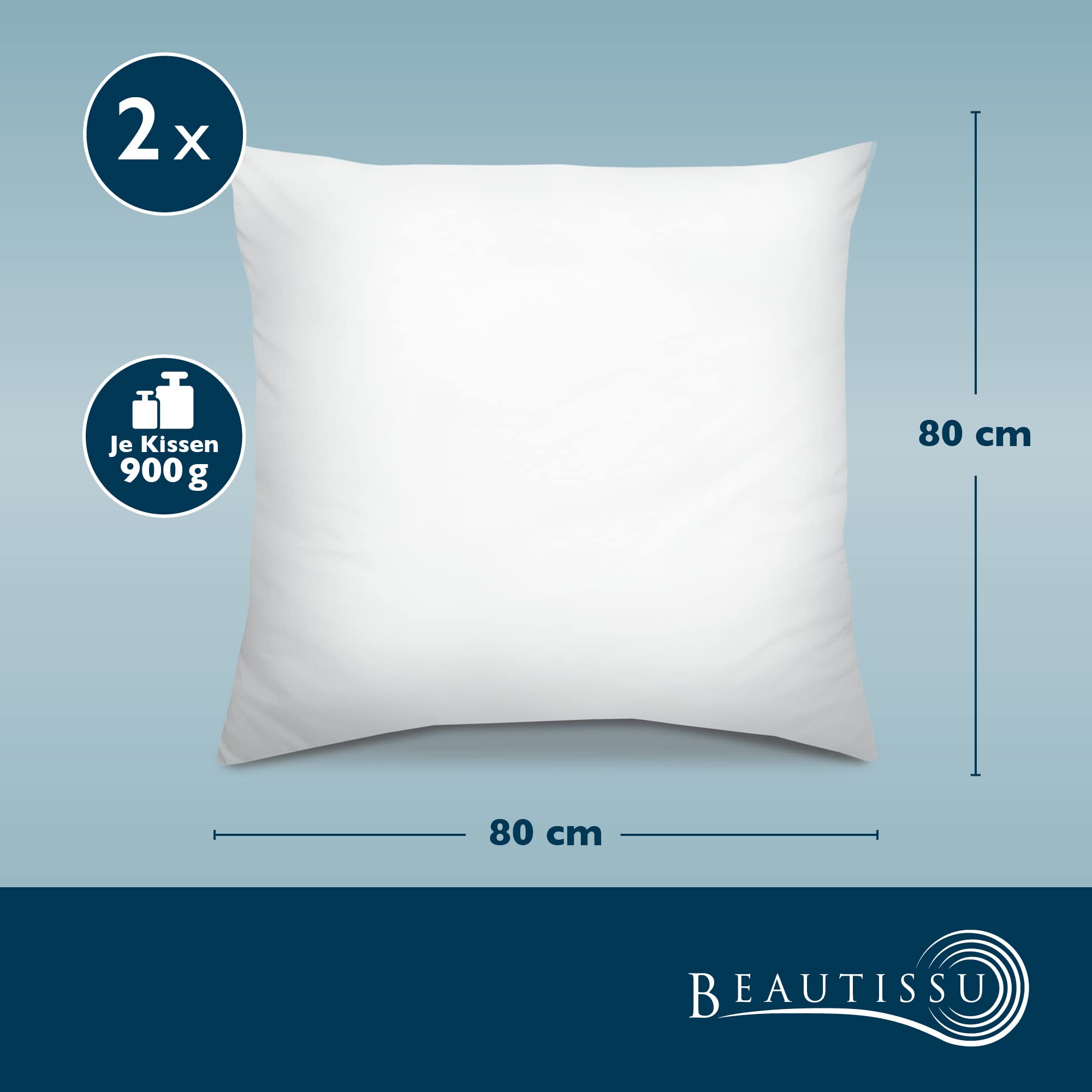Beautissu 2er Kopfkissen Set BeautNuit UK