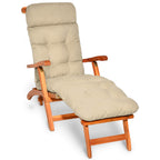 Beautissu Bequeme Liegenauflage Deckchair & Sonnenliegen 200x50cm Flair DC