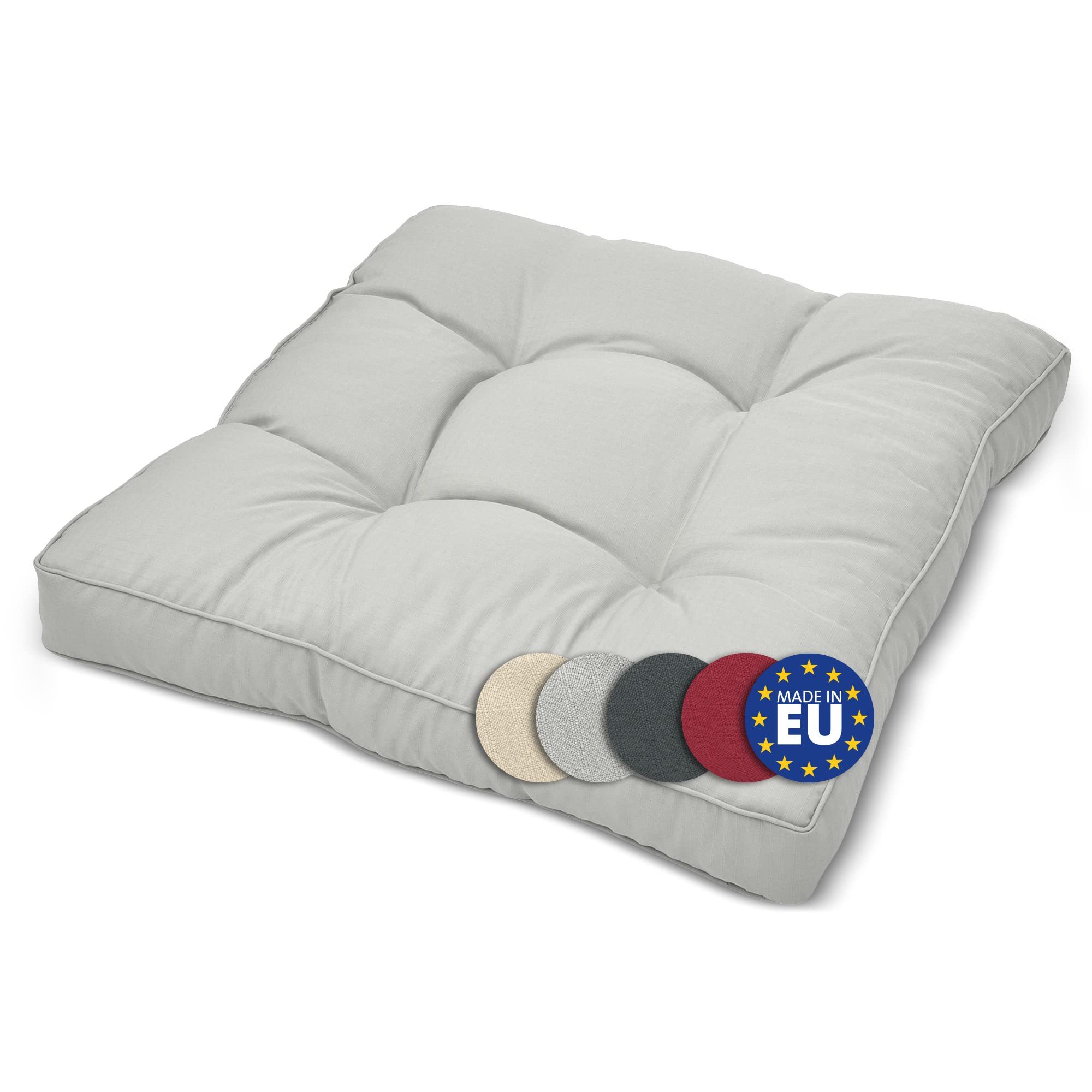 Beautissu Lounge Kissen Outdoor 50x50 cm xLuna