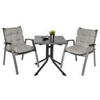 Beautissu Niedriglehner Auflagen Set Flair NL 100x50x8cm