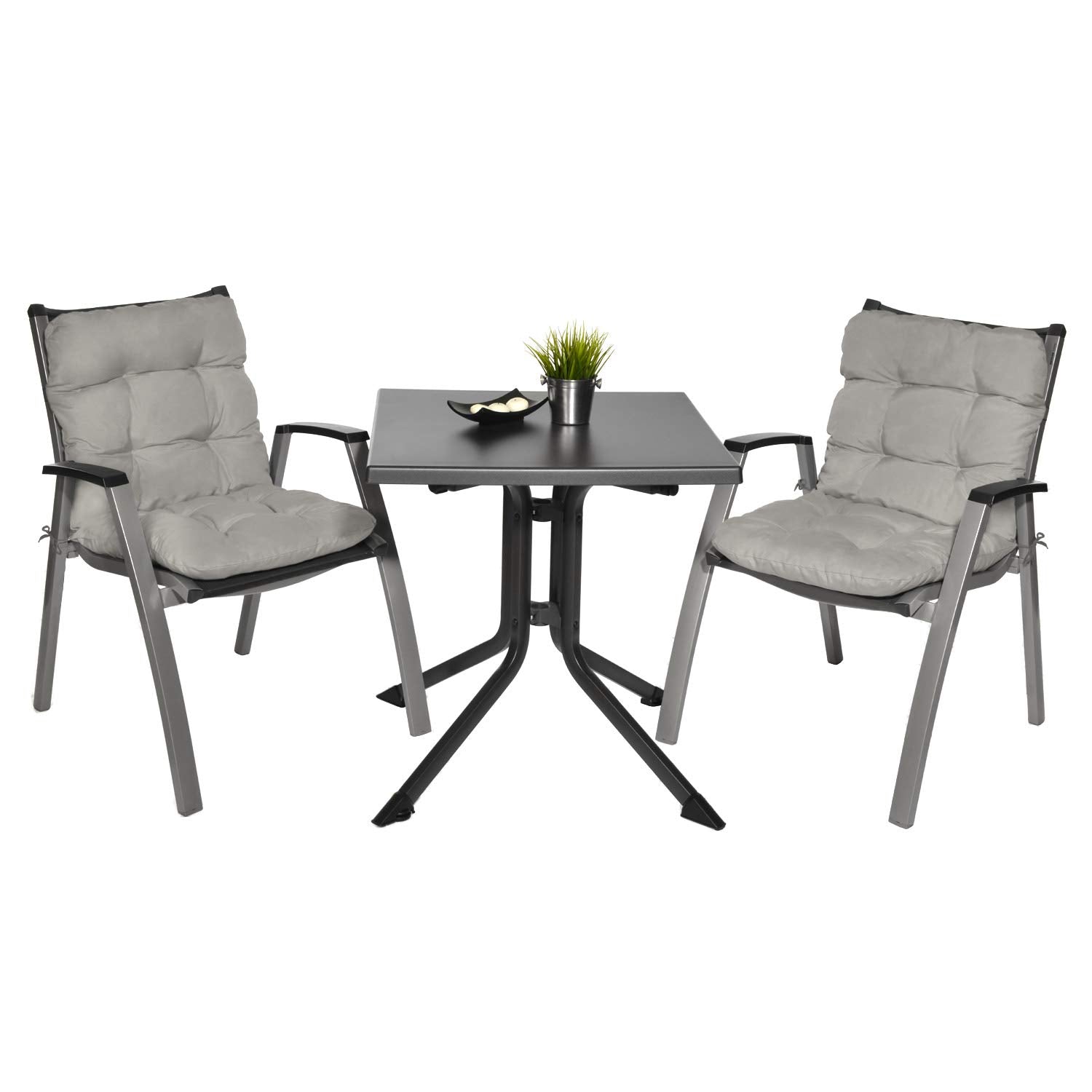 Beautissu Niedriglehner Auflagen Set Flair NL 100x50x8cm