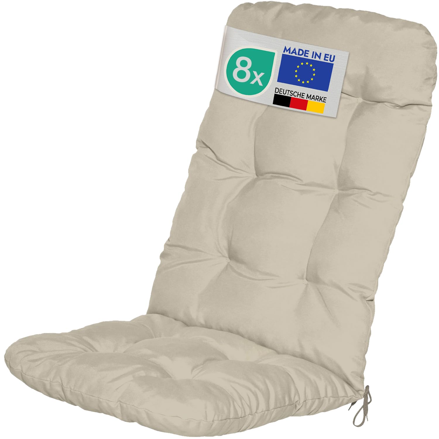 Beautissu Hochlehner Auflage 120x50x8cm Flair HL