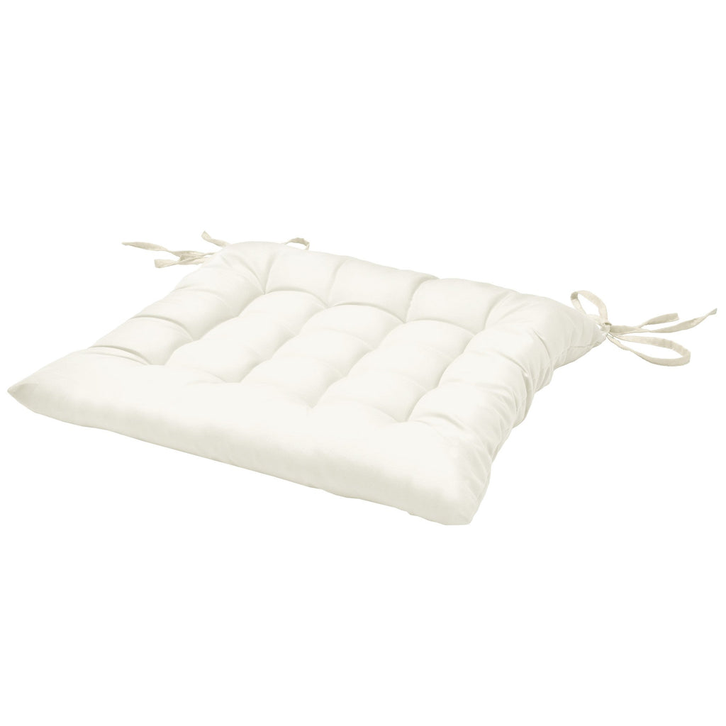 Beautissu 4er Set Stuhlkissen 40x40 cm Lea