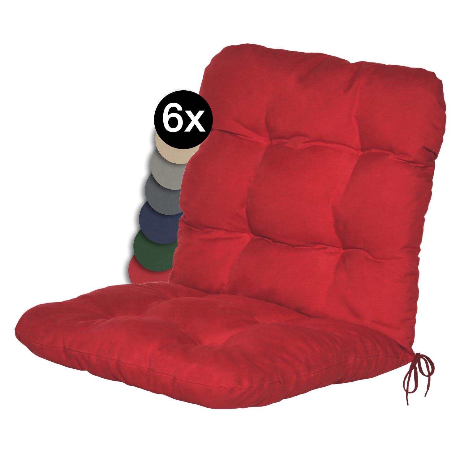 Beautissu Niedriglehner Auflagen Set Flair NL 100x50x8cm