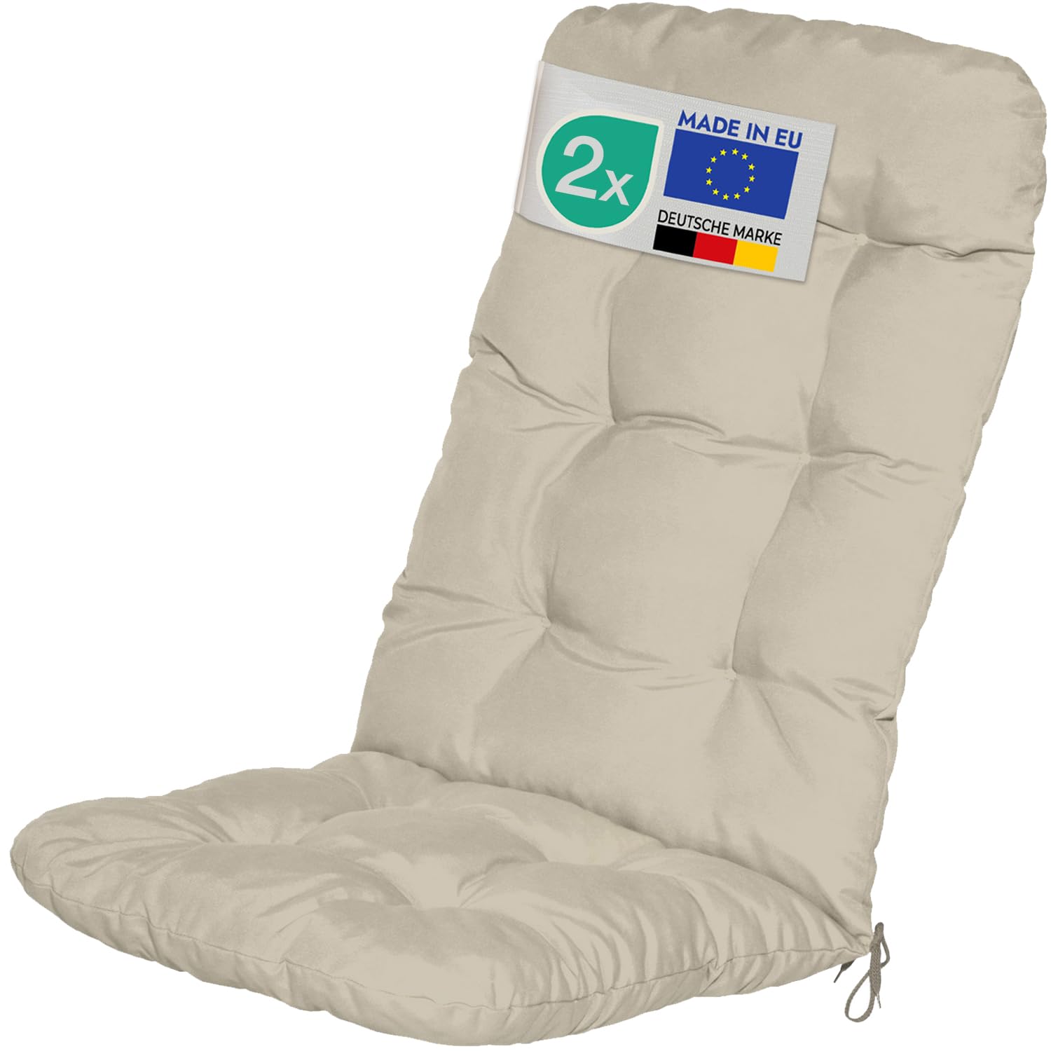 Beautissu Hochlehner Auflage 120x50x8cm Flair HL