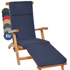 Beautissu Luxus Deckchair Auflage Sonnenliege 175x45x5cm LoftLux DC