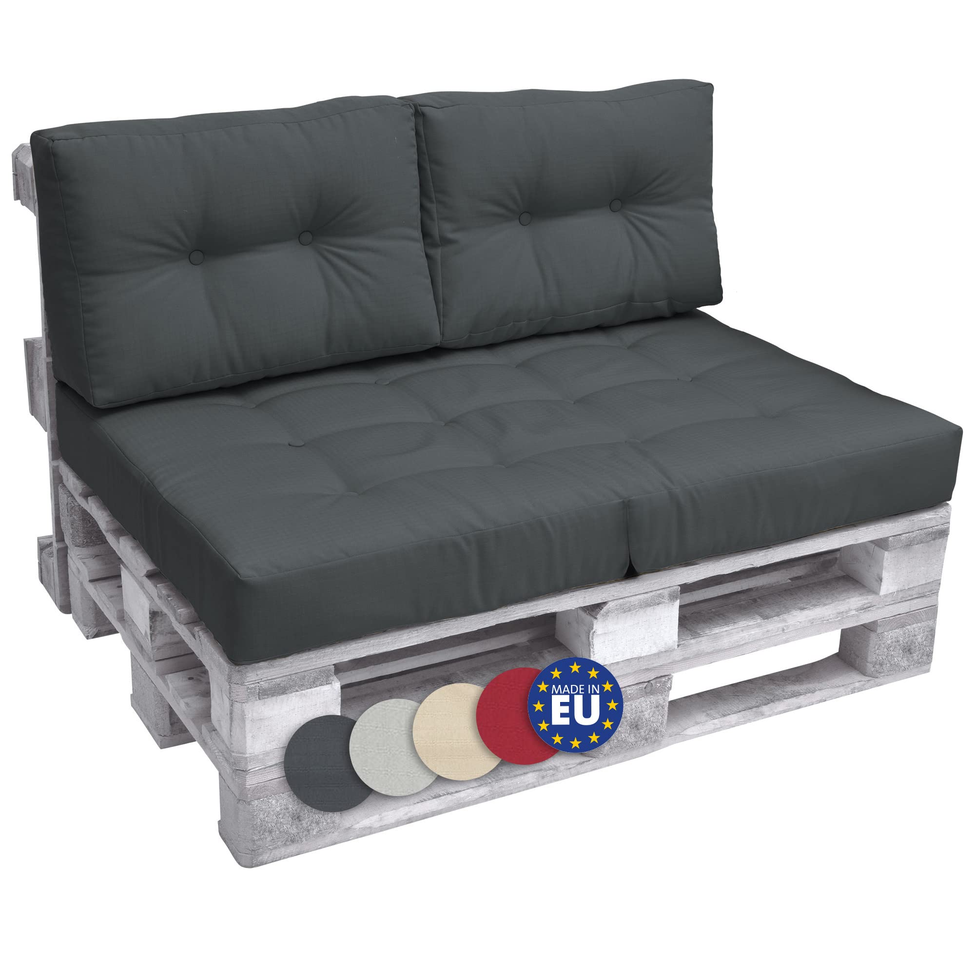 Beautissu Palettenkissen Outdoor Elements