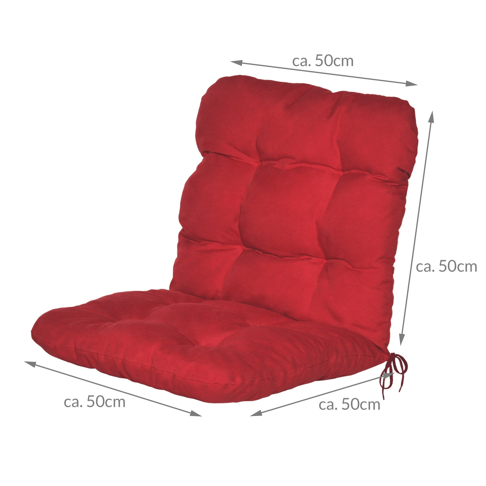 Beautissu Niedriglehner Auflagen Set Flair NL 100x50x8cm