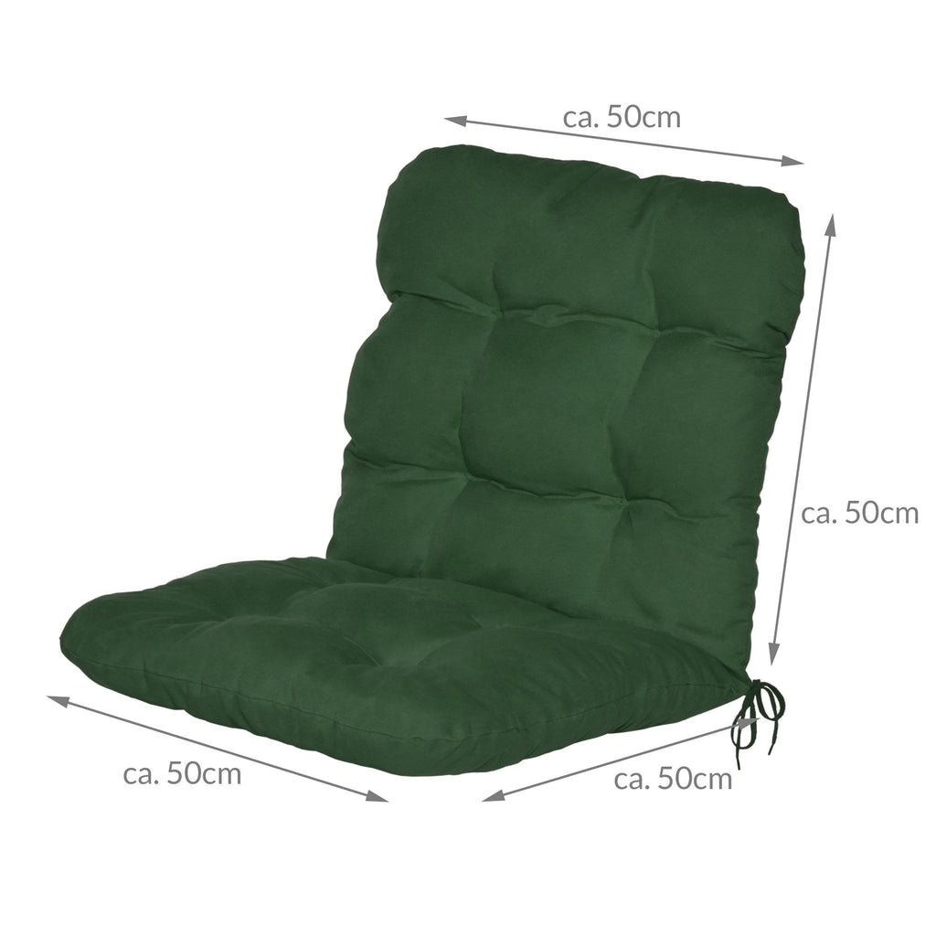 Beautissu Niedriglehner Auflagen Set Flair NL 100x50x8cm