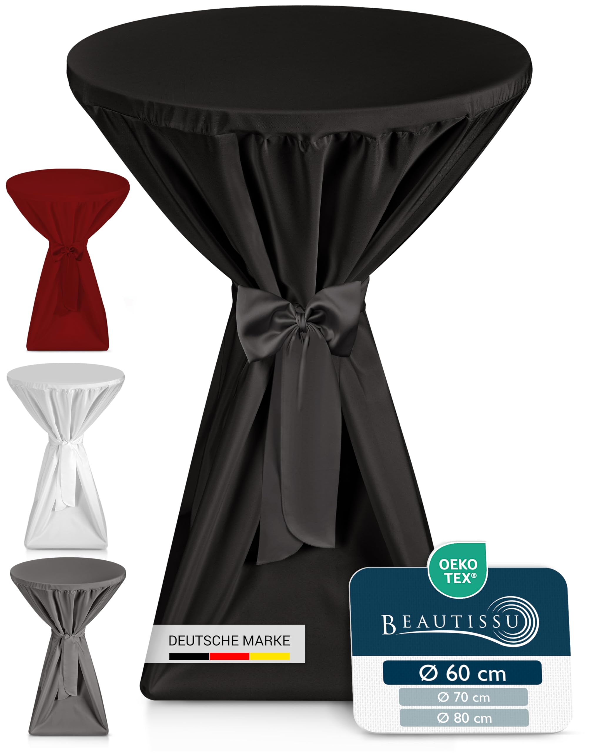 Beautissu Premium Stehtischhusse
