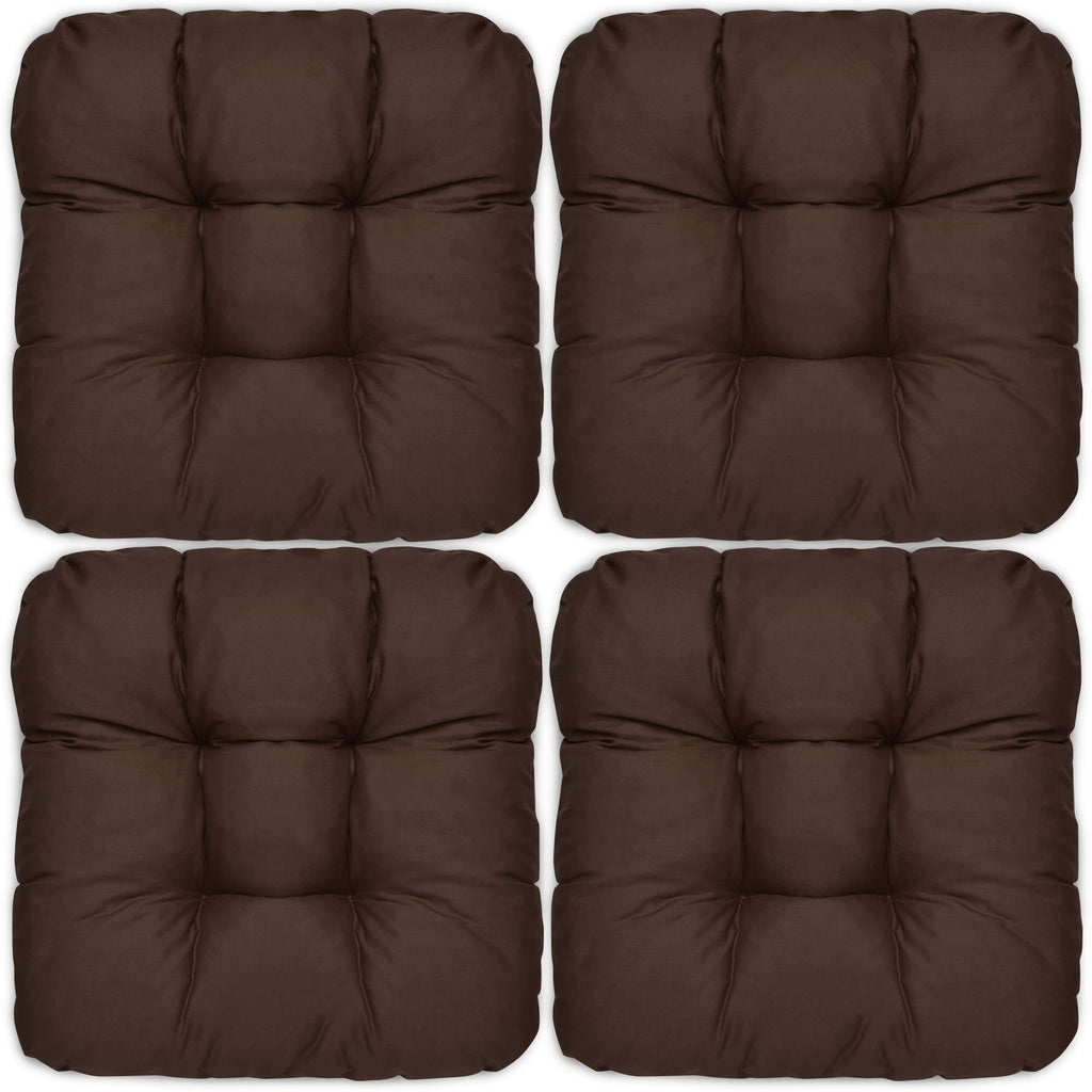 Beautissu 4er Set Sitzkissen 40x40 cm Lisa