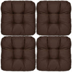 Beautissu 4er Set Sitzkissen 40x40 cm Lisa