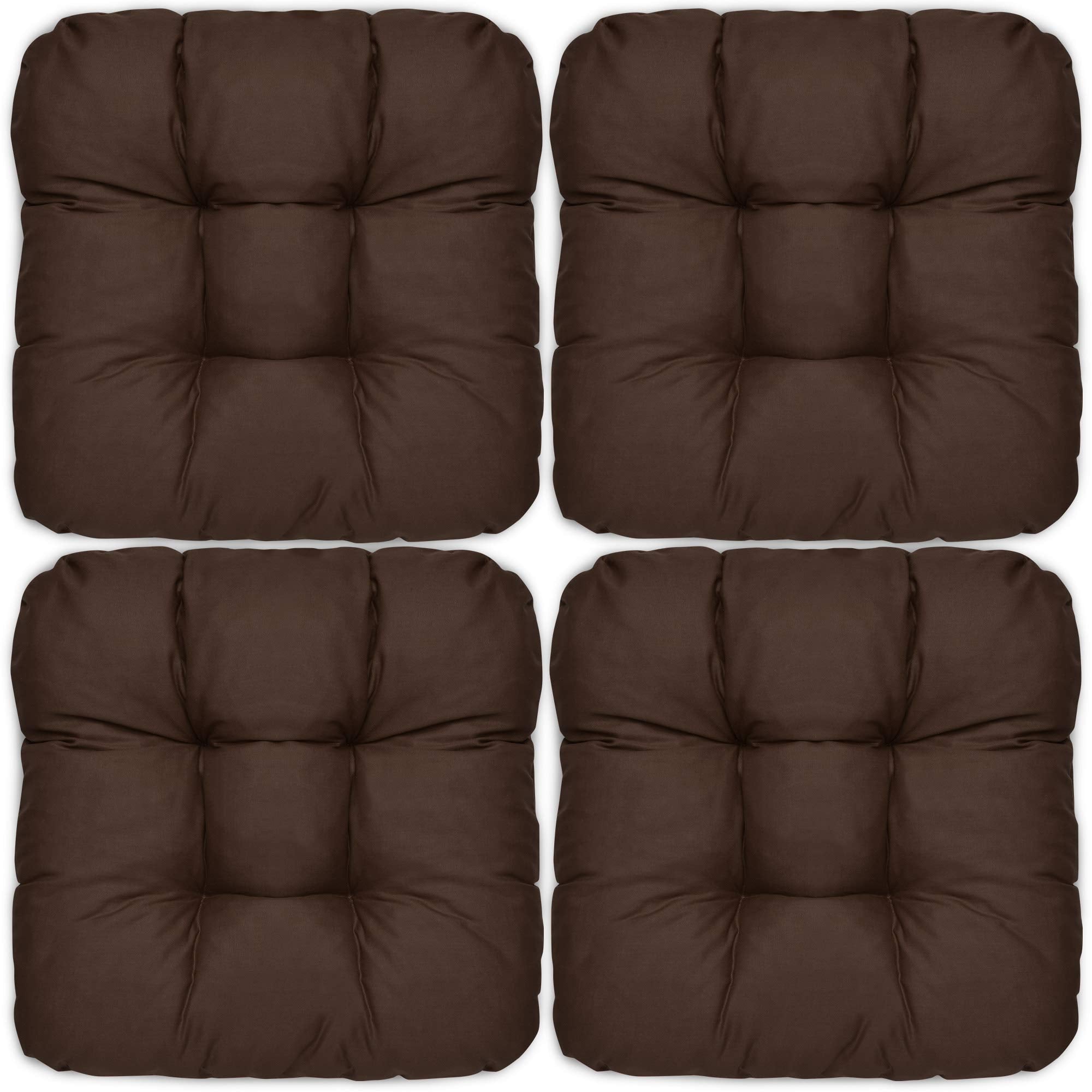 Beautissu 4er Set Sitzkissen 40x40 cm Lisa
