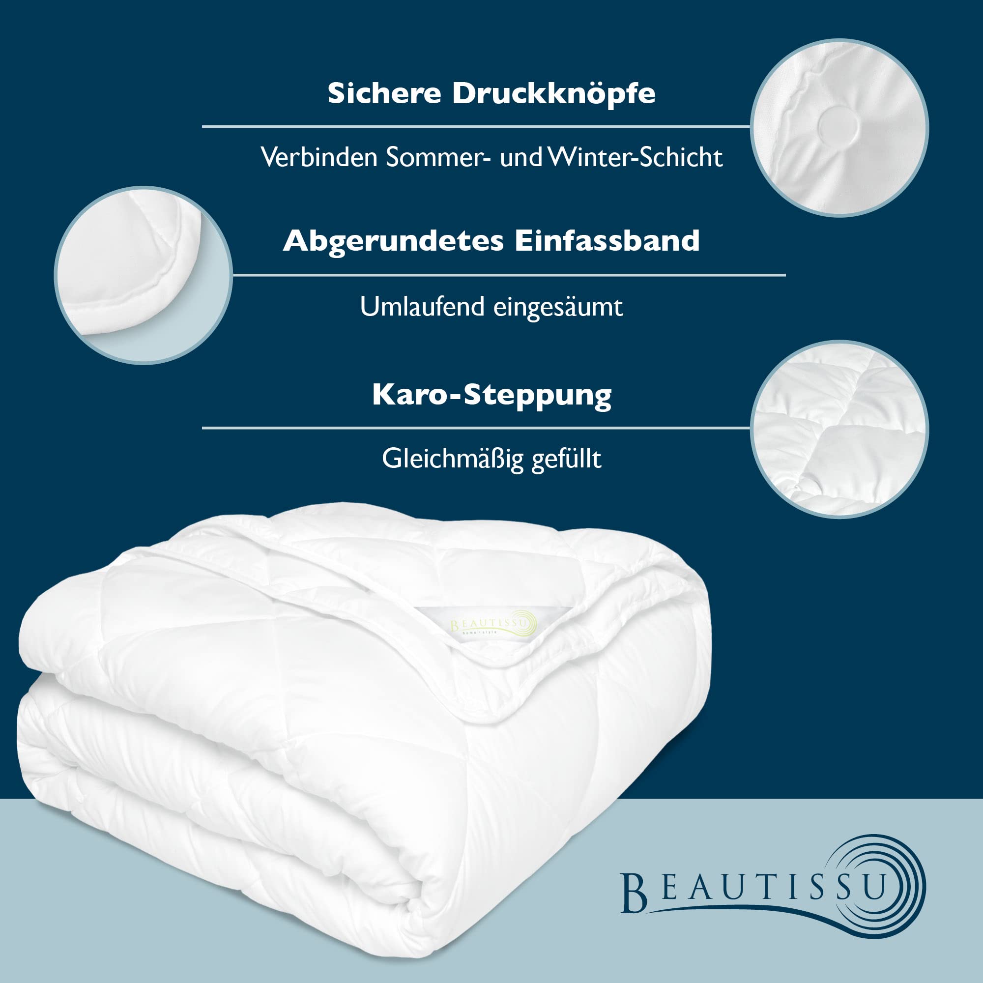 Beautissu Allergiker Bettdecke BeauNuit MD