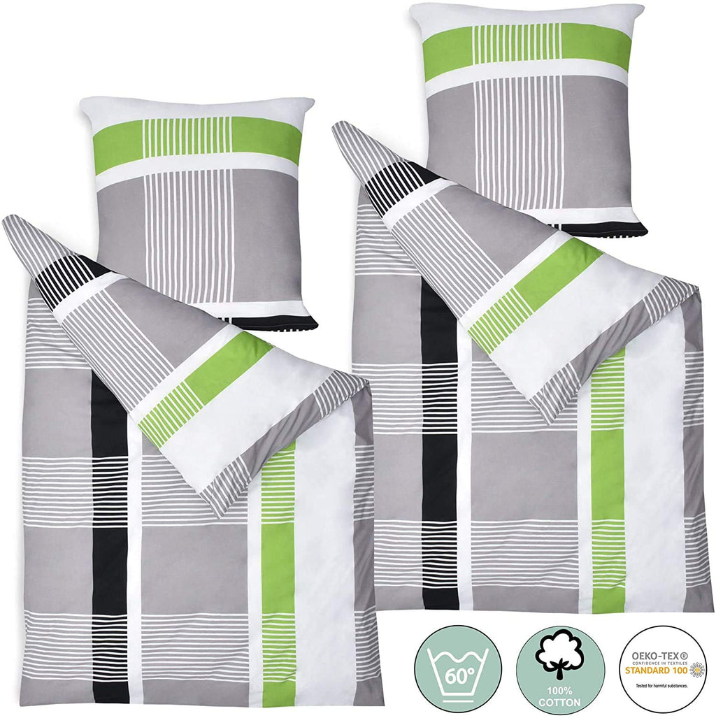 Beautissu Bettwäsche Baumwolle Dana