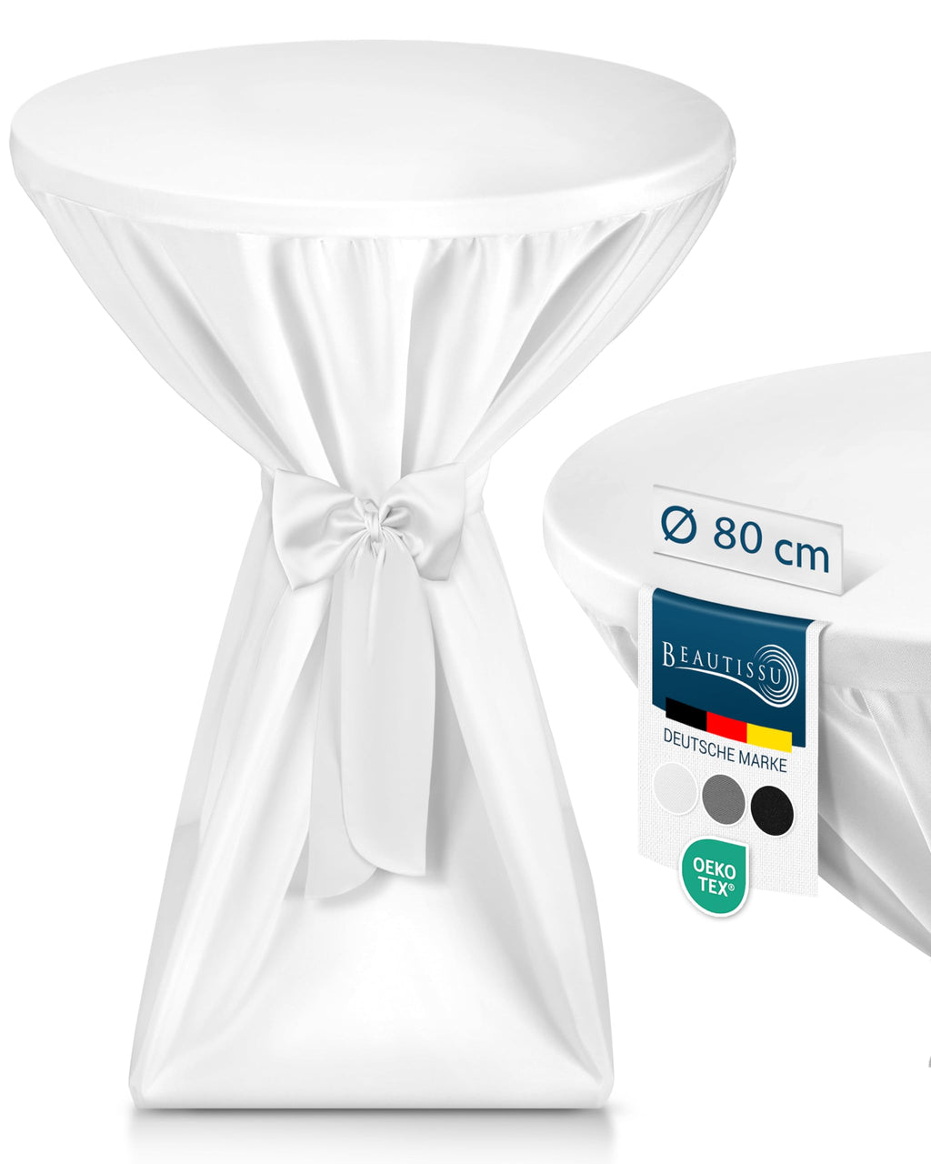 Beautissu Premium Stehtischhusse