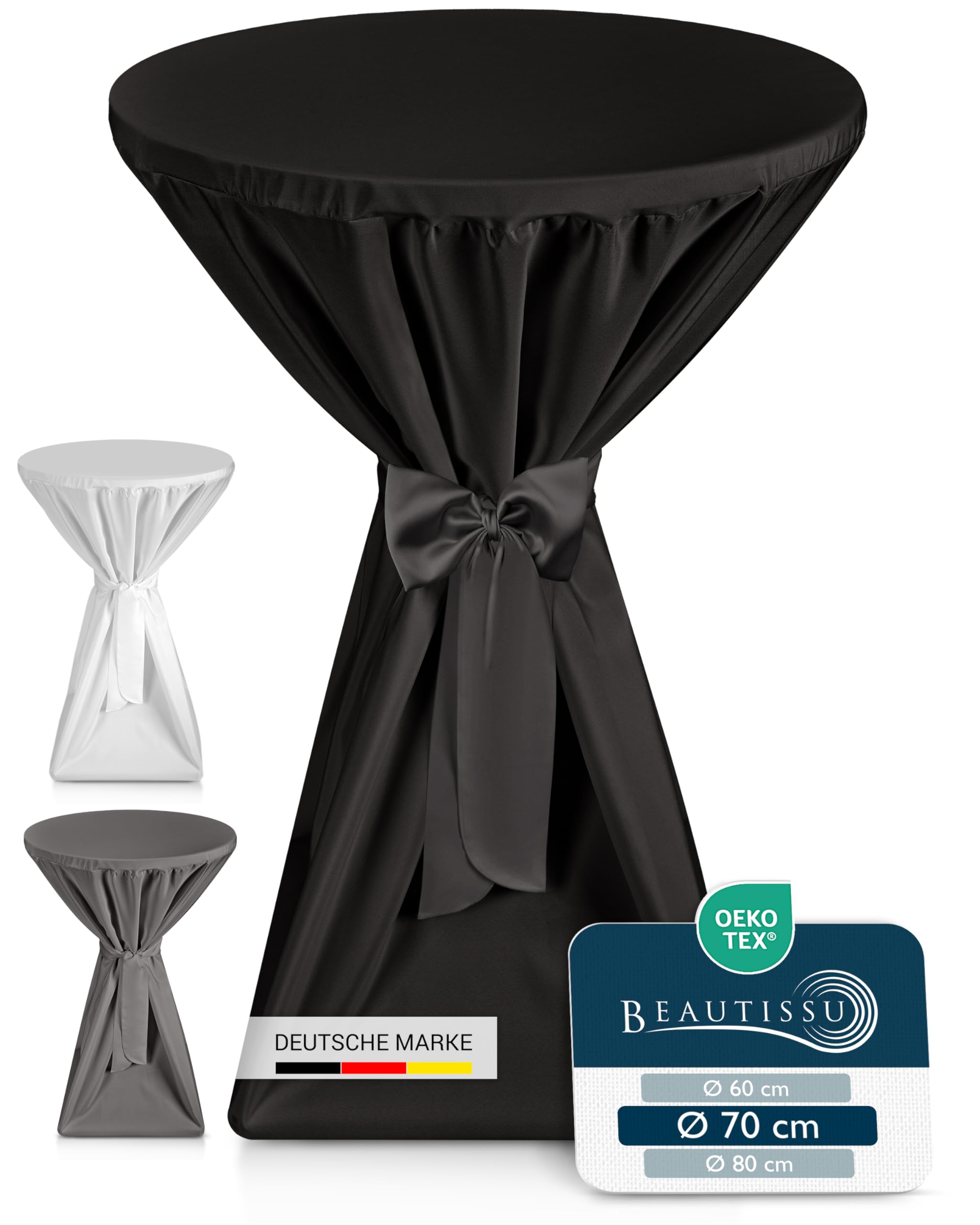 Beautissu Premium Stehtischhusse