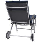 Beautissu Gartenliege Auflage Sonnenliege 200x60x5 cm Loft RL