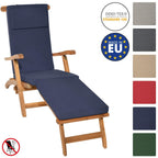 Beautissu Luxus Deckchair Auflage Sonnenliege 175x45x5cm LoftLux DC