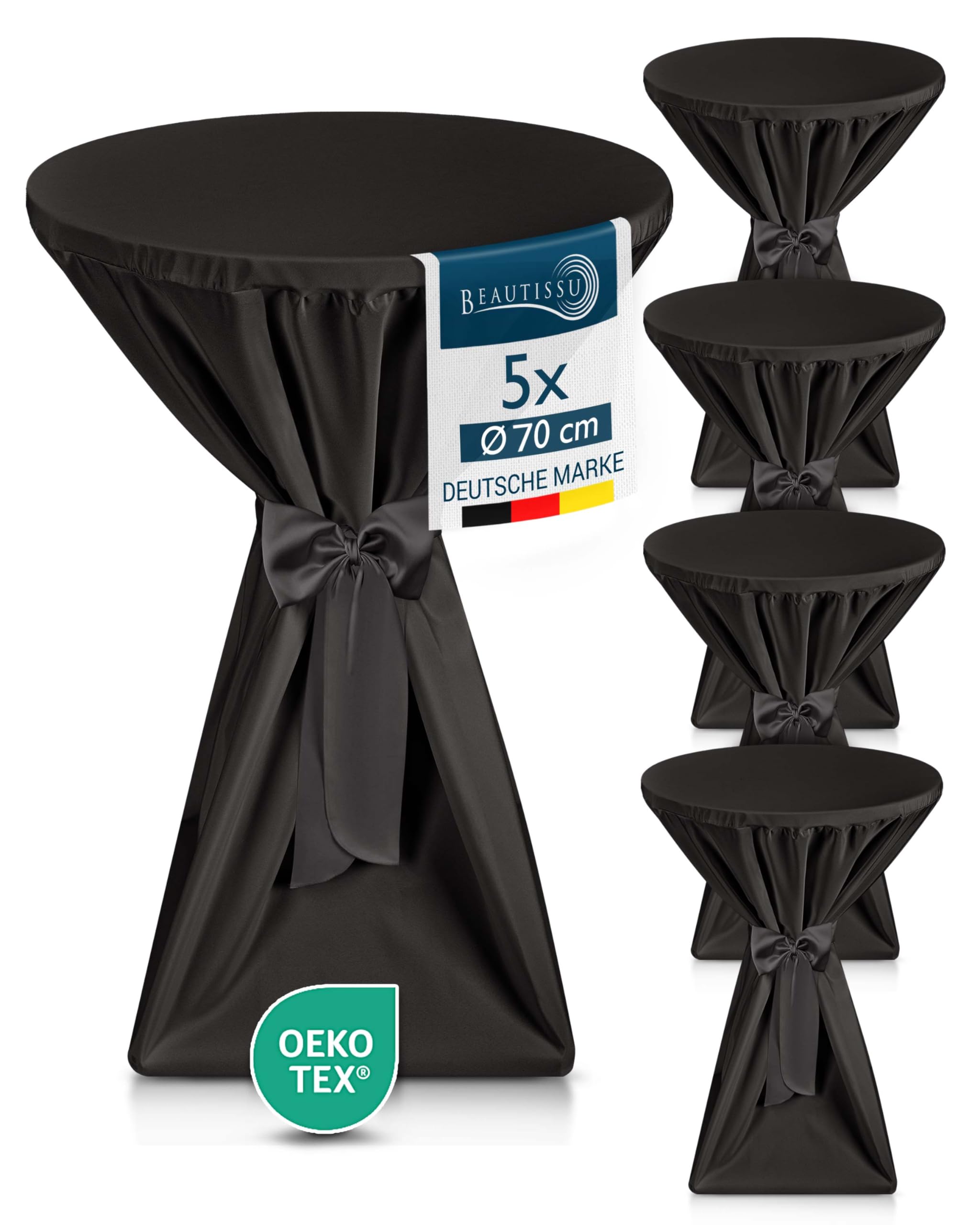 Beautissu Premium Stehtischhusse