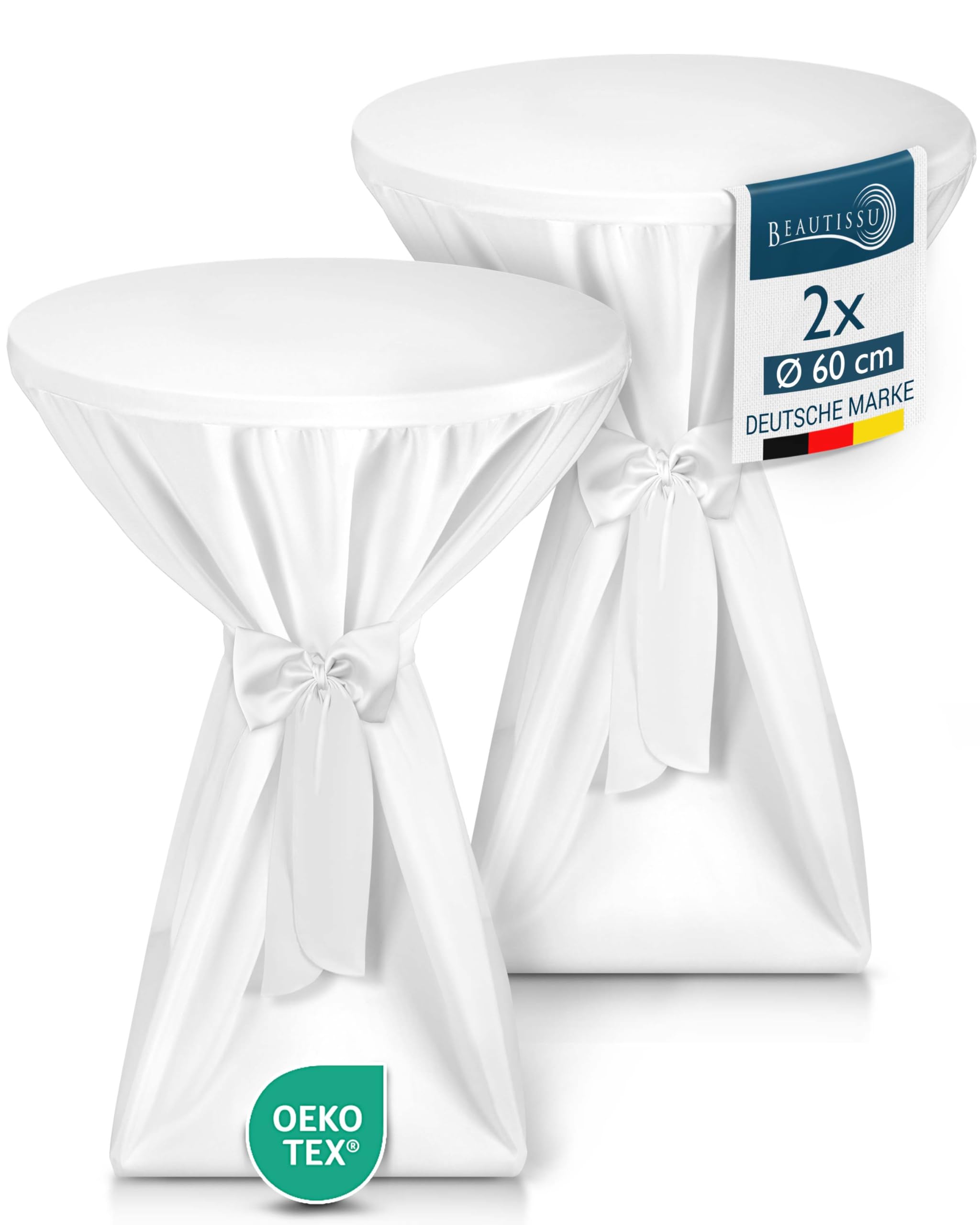 Beautissu Premium Stehtischhusse