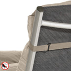 Beautissu Auflage Sonnenliege Deckchair Liegenauflage 190x60 cm Flair RL