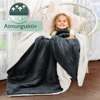 Beautissu Sherpa Decke Alina