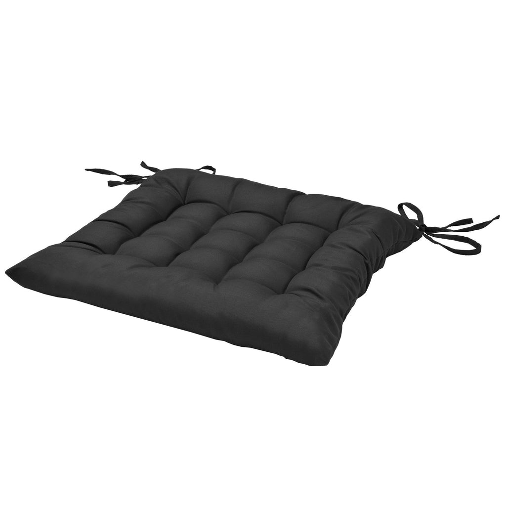 Beautissu 4er Set Stuhlkissen 40x40 cm Lea