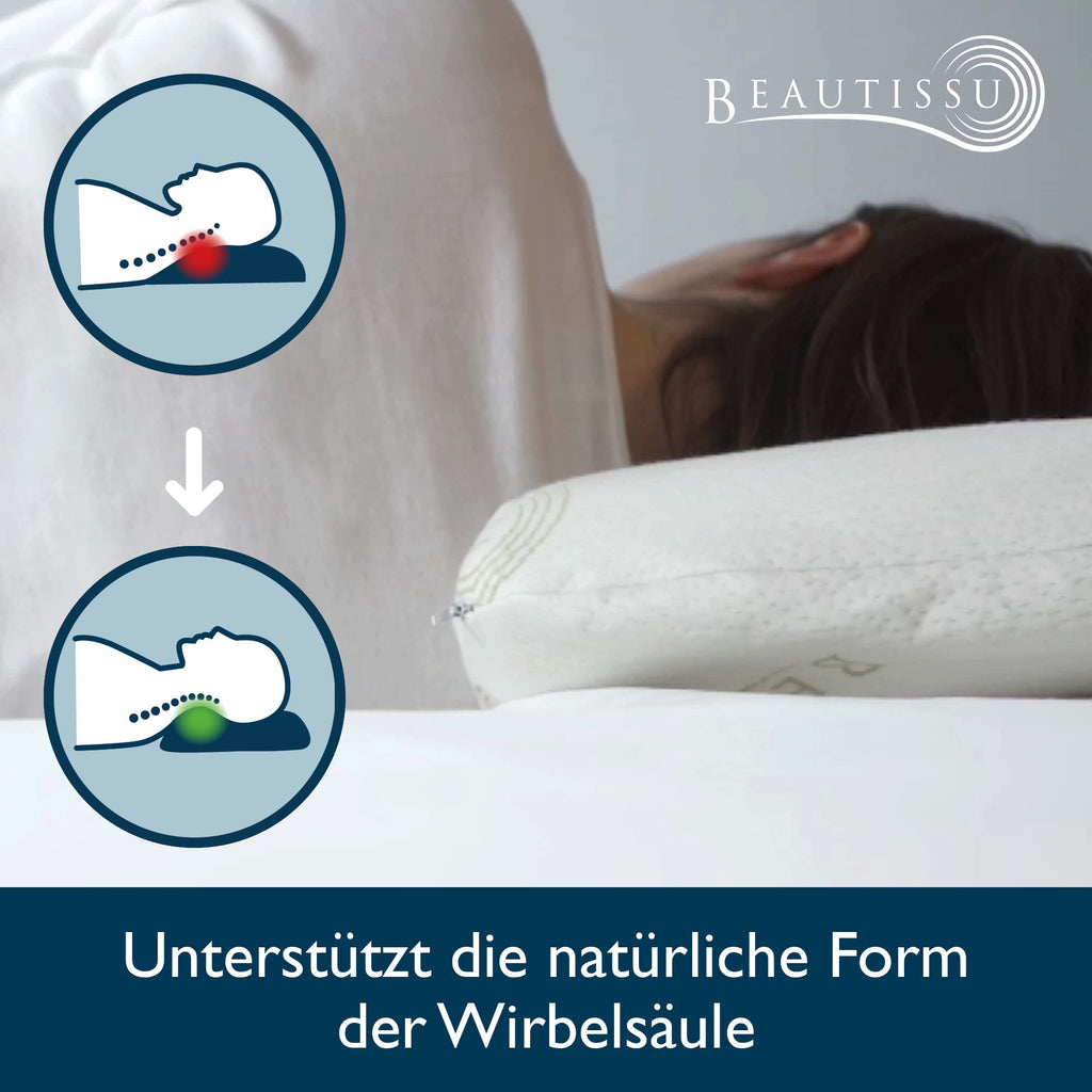 Beautissu Nackenstützkissen BeauErgo BN