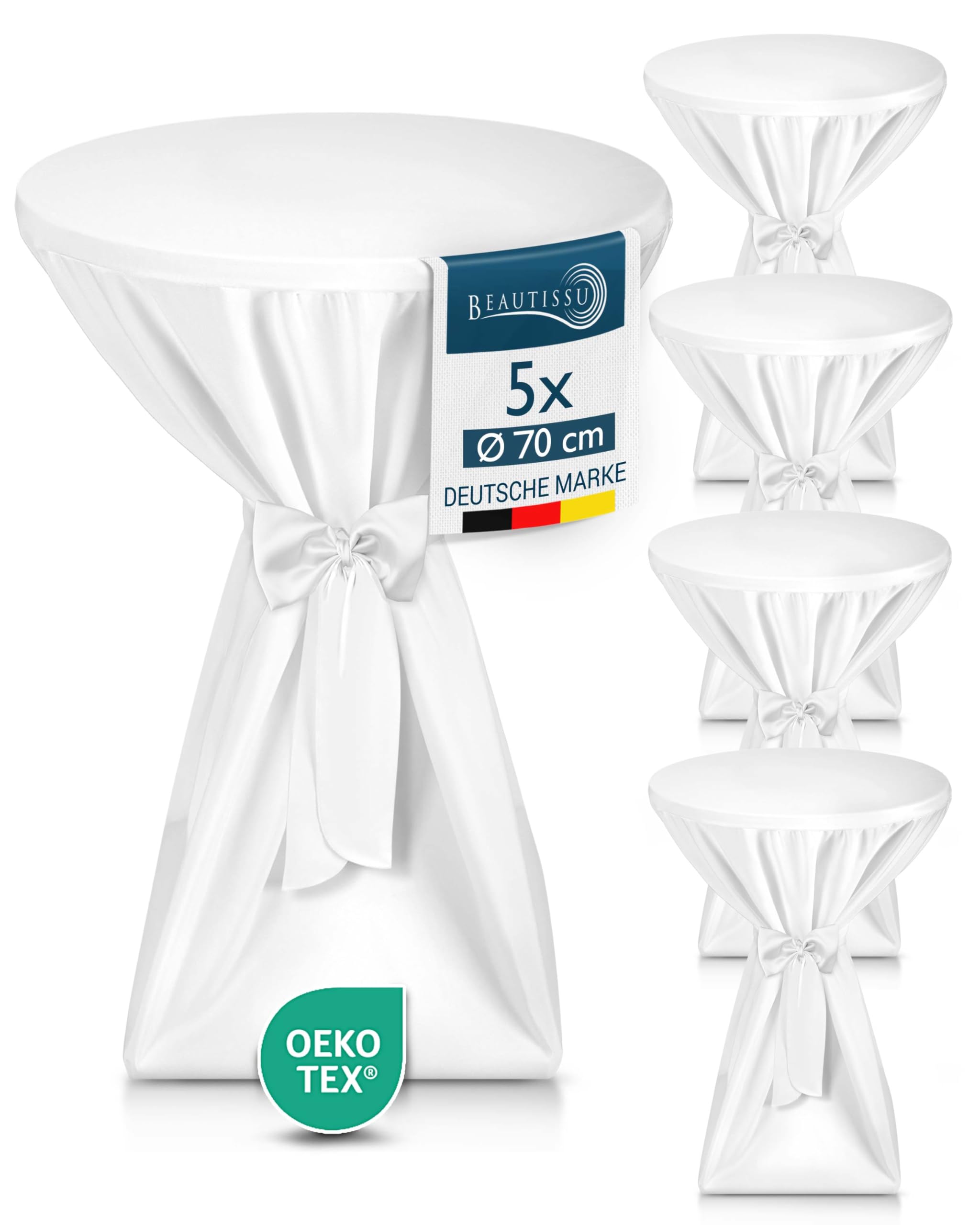 Beautissu Premium Stehtischhusse