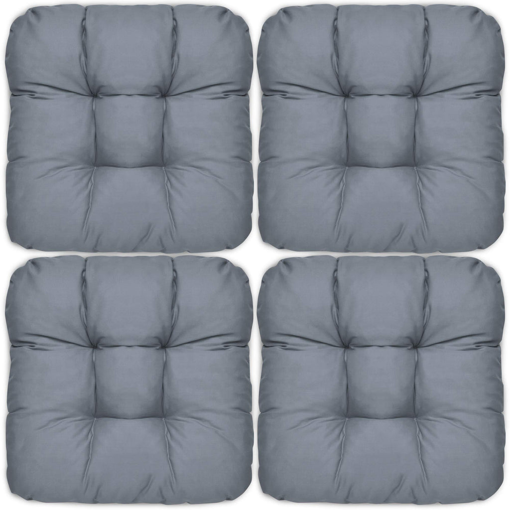 Beautissu 4er Set Sitzkissen 40x40 cm Lisa
